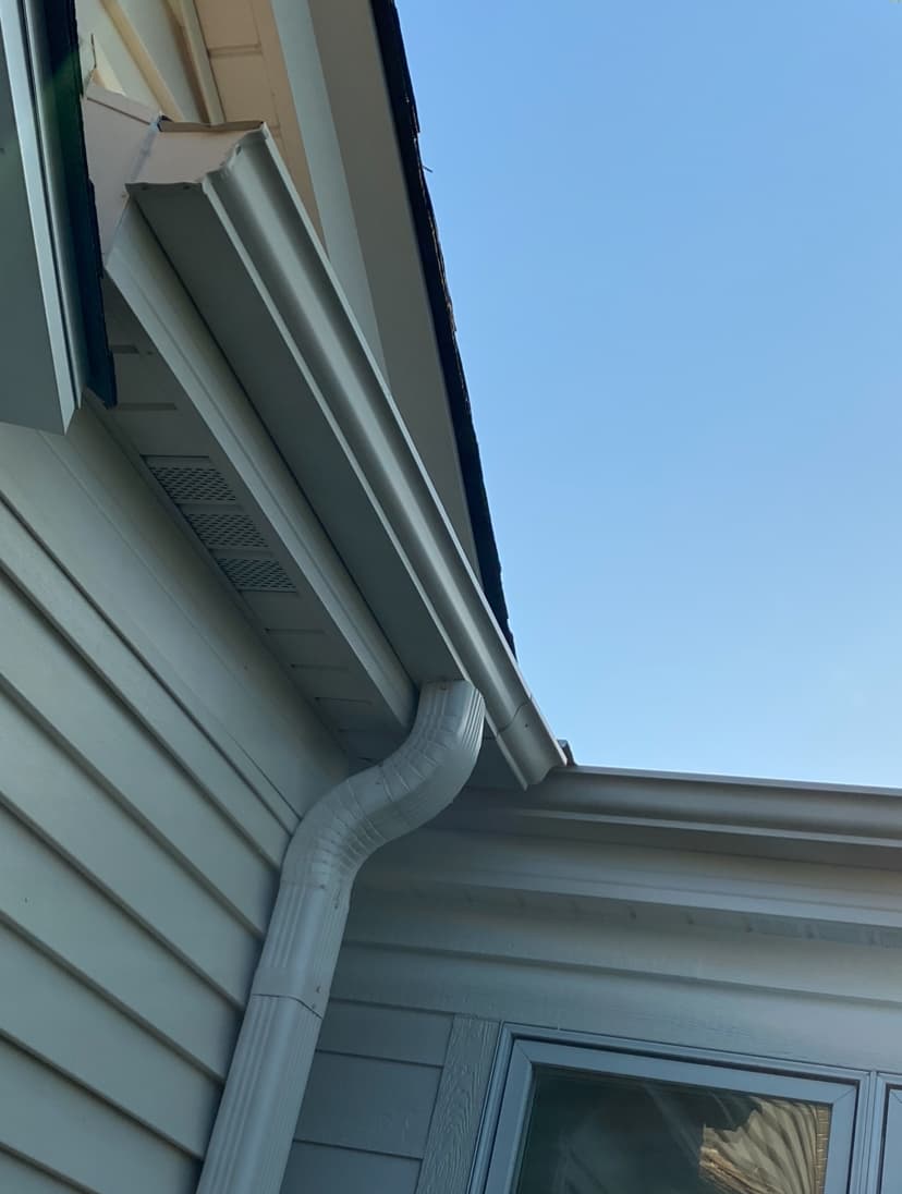 Gutter cleaning background